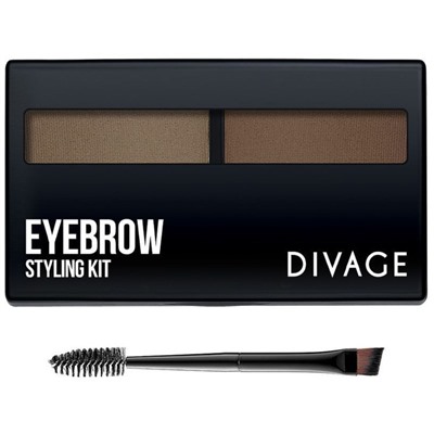 Набор для моделирования формы бровей Divage Eyebrow Styling, тон №01