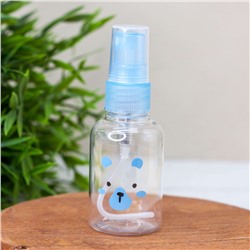 Дорожная бутылочка "Bear", blue (50 ml)