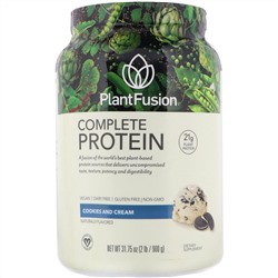 PlantFusion, Complete Plant Protein, Cookies and Cream, 2 lb (900 g)