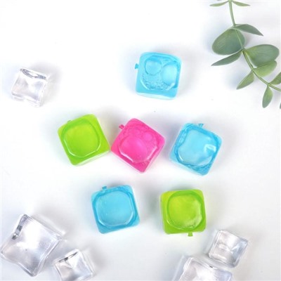 Набор кубиков льда "Выбери свой вкус прохлады", многоразовые, 6 шт