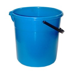 Ведро пластиковое с носиком Классика, цвет голубой, 7 л