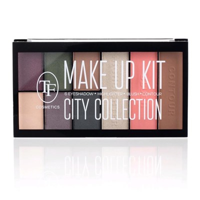 Набор для макияжа TF Make up Kit City тени, румяна, хайлайтер, пудра, тон 202