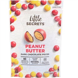 Little Secrets, Dark Chocolate Pieces, Peanut Butter, 5 oz (142 g)