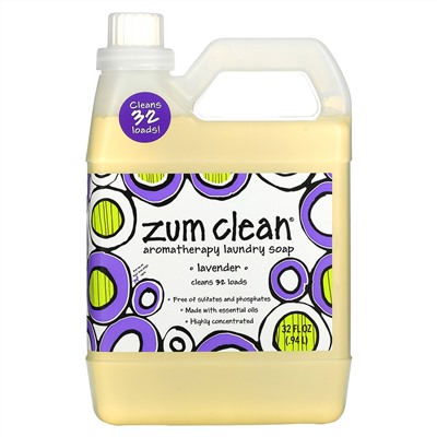 Indigo Wild, Zum Clean, ароматерапевтическое хозяйственное мыло, с запахом лаванды, 0,94 л (32 жидких унции)