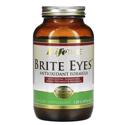 LifeTime Vitamins, Антиоксидантная формула Brite Eyes, 120 капсул