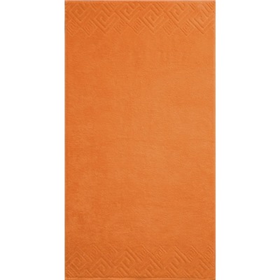Полотенце махровое «Poseidon» цвет оранжевый, 70х130