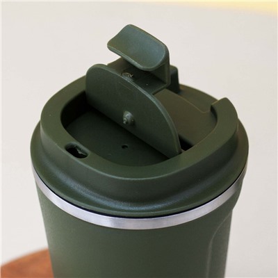 Термокружка Mini coffee, green (380 ml)