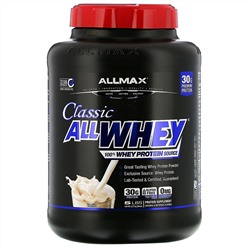 ALLMAX Nutrition, AllWhey Classic, 100%-ный сывороточный белок, французская ваниль, 5 фунтов (2,27 кг)