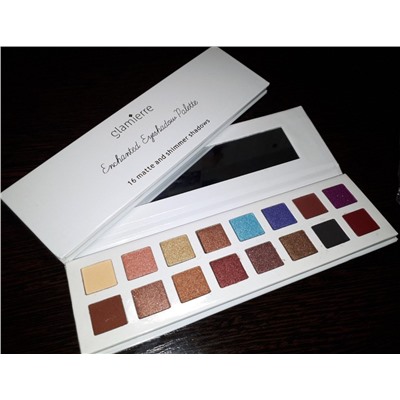 Тени Glamierre Enchanted Eyechadow Palette 16 цветов