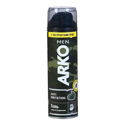 Гель для бритья Arko men Anti-Irritation, 200 мл