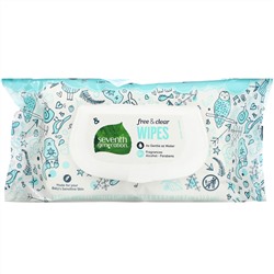 Seventh Generation, Baby Wipes, Free & Clear, 504 Wipes