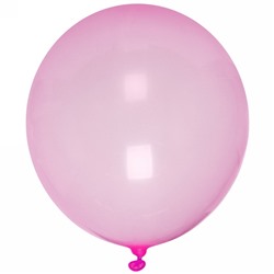 Воздушные шары "Кристалл" 25шт 12"/30см розовый