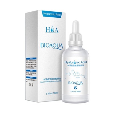 Bioaqua Aqua Crystal Hyaluronic Acid Увлажняющая сыворотка с гиалуроновой кислотой, 100 мл Арт 704234