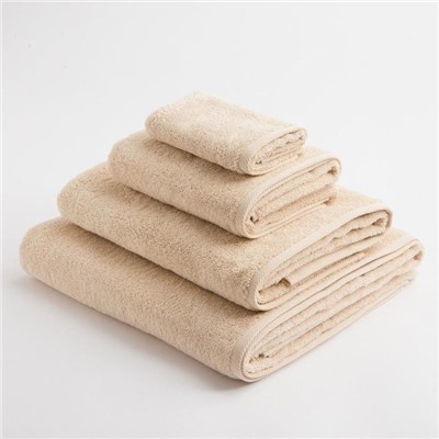 Полотенце махровое Этель Organic Beige 70х130 см, 100% хл, 420гр/м2