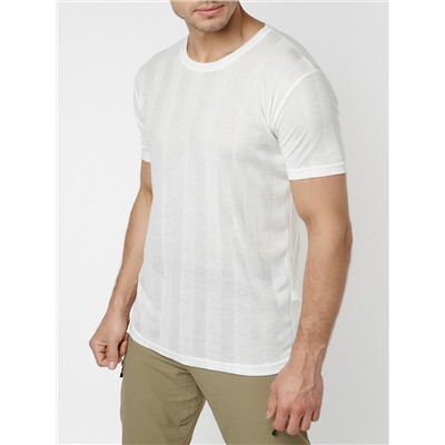 Однотонная футболка белого цвета 221411Bl