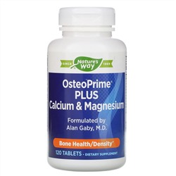 Nature's Way, OsteoPrime Plus Calcium & Magnesium, 120 Tablets