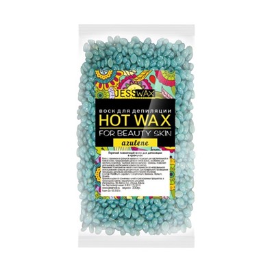 Воск для депиляции пленочный JessWax AZULENE, 200 г