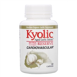 Kyolic, Aged Garlic Extract, повышенная сила действия, 60 капсул