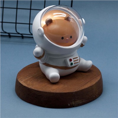 Ночник "Hamster space suit", white