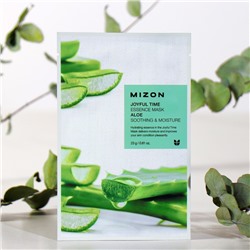 Тканевая маска для лица с экстрактом сока алоэ MIZON Joyful Time Essence Mask Aloe, 23 г