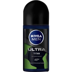 Антиперспирант шариковый мужской Nivea Men Ultra Titan, 50 мл