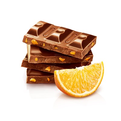 Шоколад горький c апельсином, 72% 100 г В наличии