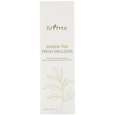 Isntree, Green Tea Fresh Emulsion, эмульсия, 120 мл (4,06 жидк. унции)