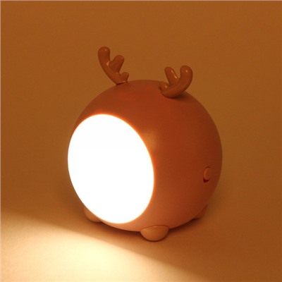 Светильник "Marmalade-Cute deer" LED цвет розовый