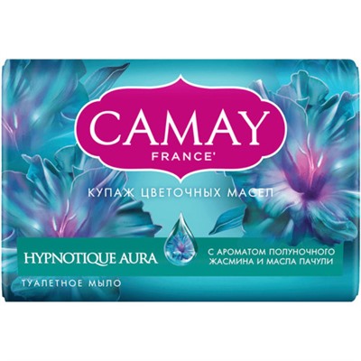 Мыло туалетное Camay (Камей) Hypnotique Aura «Жасмин и пачули», 85 г