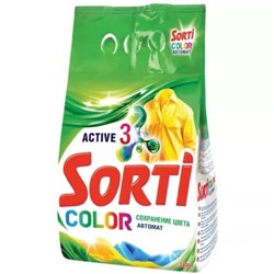 Стиральный порошок автомат Sorti (Сорти) Color, 2400 г