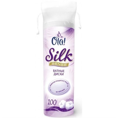 Ватные диски Ola! (Ола!) Silk Sense, 100 шт