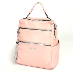 Сумка женская искусственная кожа VF-572416-1 (рюкзак change), 1отд, 2внут+5внеш карм, розовый SALE 235819