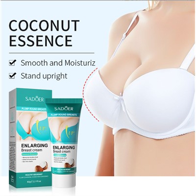 SADOER Крем для укрепления и подтяжки груди Enlargin Breast Cream Coconut, 60гр