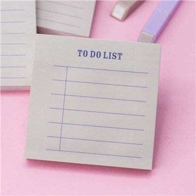 Блок для заметок "To do list", gray