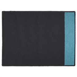 STAVN СТАВН, Придверный коврик, серый/синий, 60x80 см