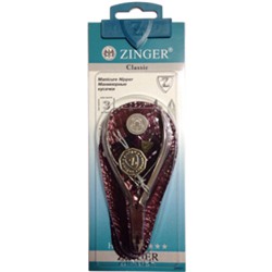 Кусачки маникюрные Zinger Original (Зингер) серебряные в чехле zo B-188 S-SH-LJ-K2SF