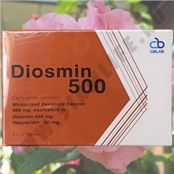Препарат для лечения варикоза и геморроя Диосмин Diosmin 500