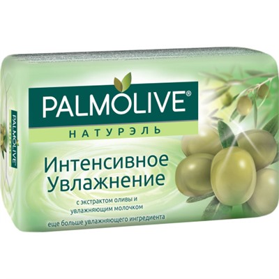 Туалетное мыло Palmolive (Палмолив) Натурэль Интенсивное Увлажнение с экстрактом оливы и увлажняющим молочком, 90 г