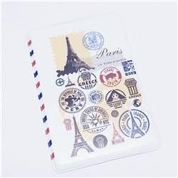 Чехол "Париж" для кредитных, проездных, школьных карт, арт.52.0554