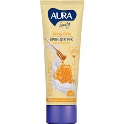 Крем для рук питательный Aura Beauty (Аура) с D-пантенолом и экстрактом меда, 50 мл