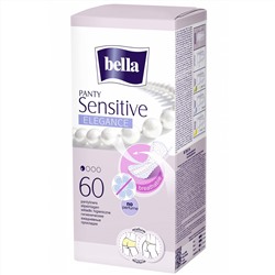 Bella, Женские ультратонкие ежедневные прокладки bella Panty Sensitive Elegance 60 шт. Bella