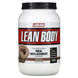 Labrada Nutrition, Lean Body, Hi-Protein Meal Replacement Shake, Chocolate, 2.47 lbs (1120 g)