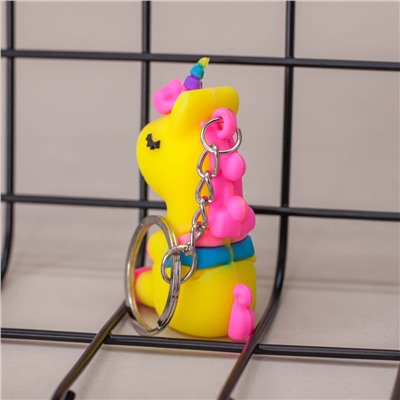 Брелок "Sleeping unicorn", yellow