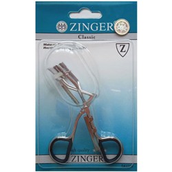 Зажим для ресниц с резиновыми ручками Zinger (Зингер), сменный блок, zo EYE-111-SP