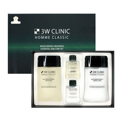 3W Clinic Набор для комплексного ухода за мужской кожей / Homme Classic Essential Skin Care Set