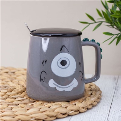 Кружка "Monster", grey (400 ml)