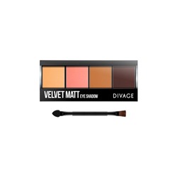 Палетка теней для век Divage Palettes Eye Shadow, тон Velvet Matt