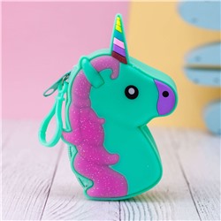 Кошелёк "Shine unicorn", green