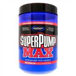 Gaspari Nutrition, SuperPump Max, Watermelon, 1.41 lbs (640 g)