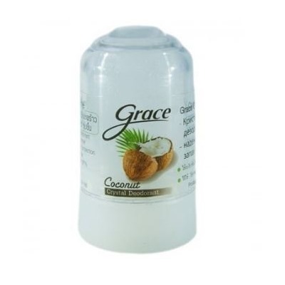910971 Grace Crystal deodorant Coconut Дезодорант кристалл Кокос, 70г
